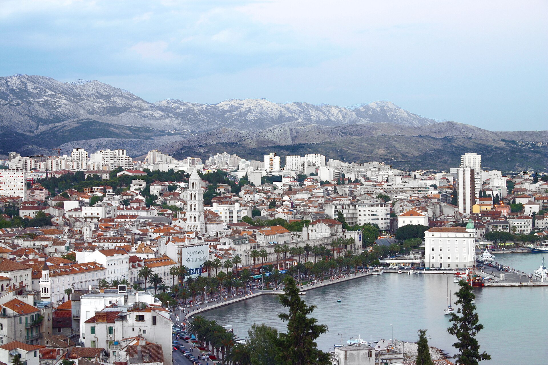 Split harbour in Croatia